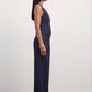The Madison Pinstripe Wide-Leg Trousers