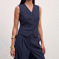 The Madison Pinstripe Tailored Vest