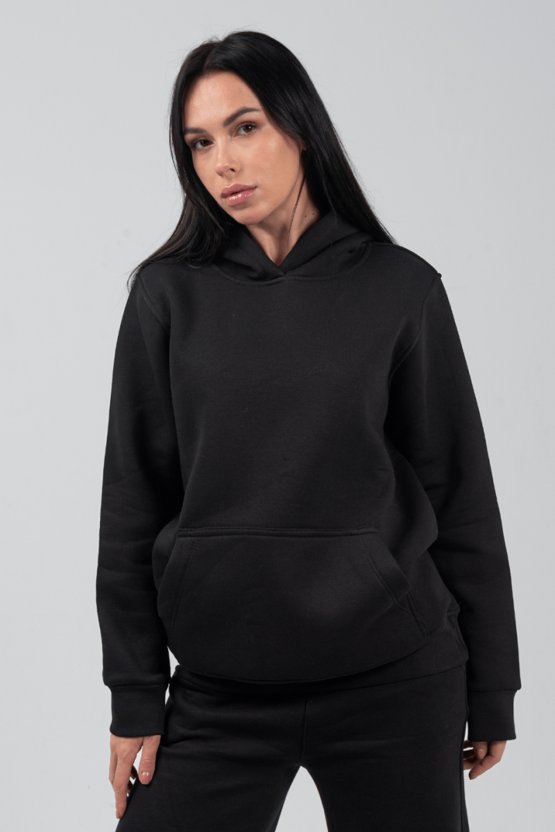 Black Hoodie (Top Only) - Hushy Wear
