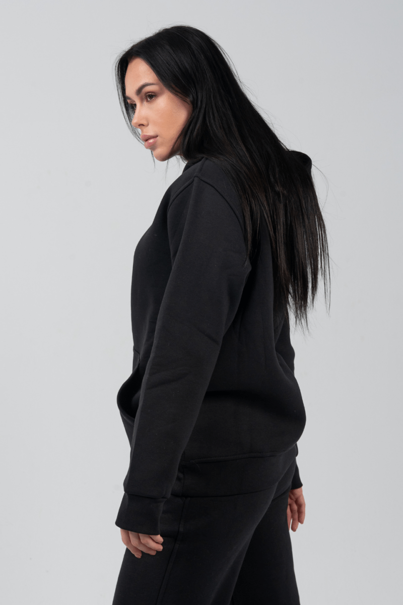 Black Hoodie (Top Only) - Hushy Wear