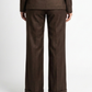 [BUNDLE] - V-Line Vest Beige and Brown Elegant Wide Leg Pants