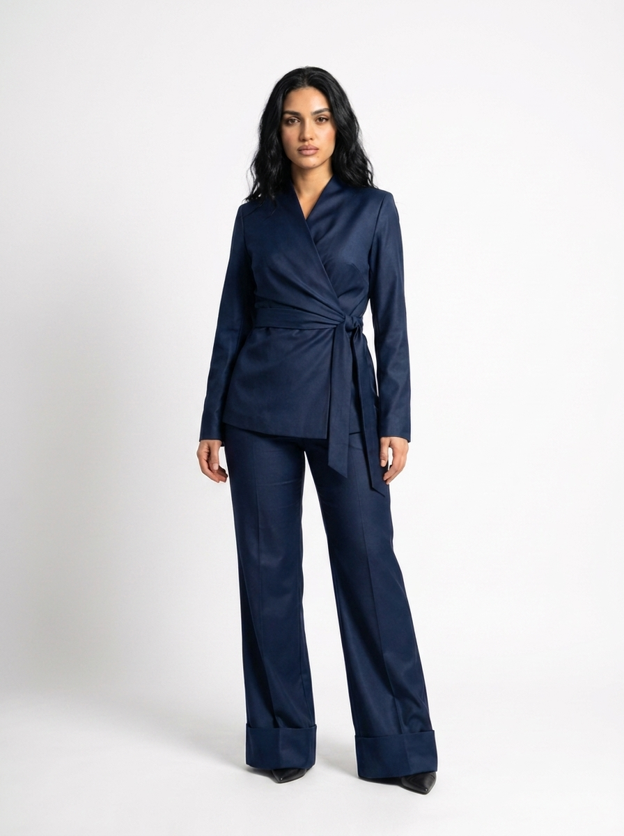 Kimono Navy Suit