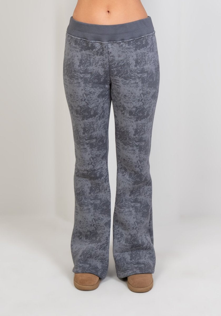 Relaxed Fit Washed Pants – Charcoal Grey
