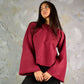 Suede Top - Maroon - Hushy Wear