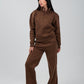 Wide - Leg Lounge Sweatpants – Mocha - Hushy Wear